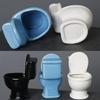 Ceramic Candle Holder Cute Toilet Shape Candle Stand Candlesticks Christmas Gift