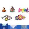 New Crocs Castle Series: Cute Flower PVC Shoe Charms & Versatile Buckles for Decoration