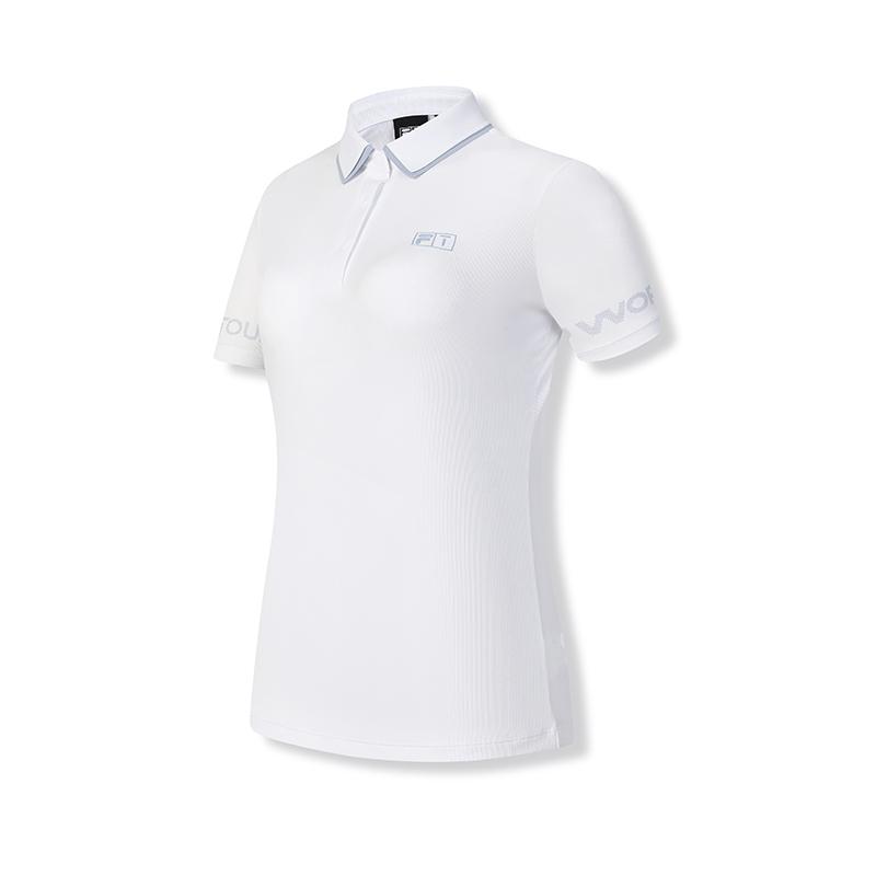 

New FILA Polo Shirts Women s Jade White A11W435133FWT 170/88A/L