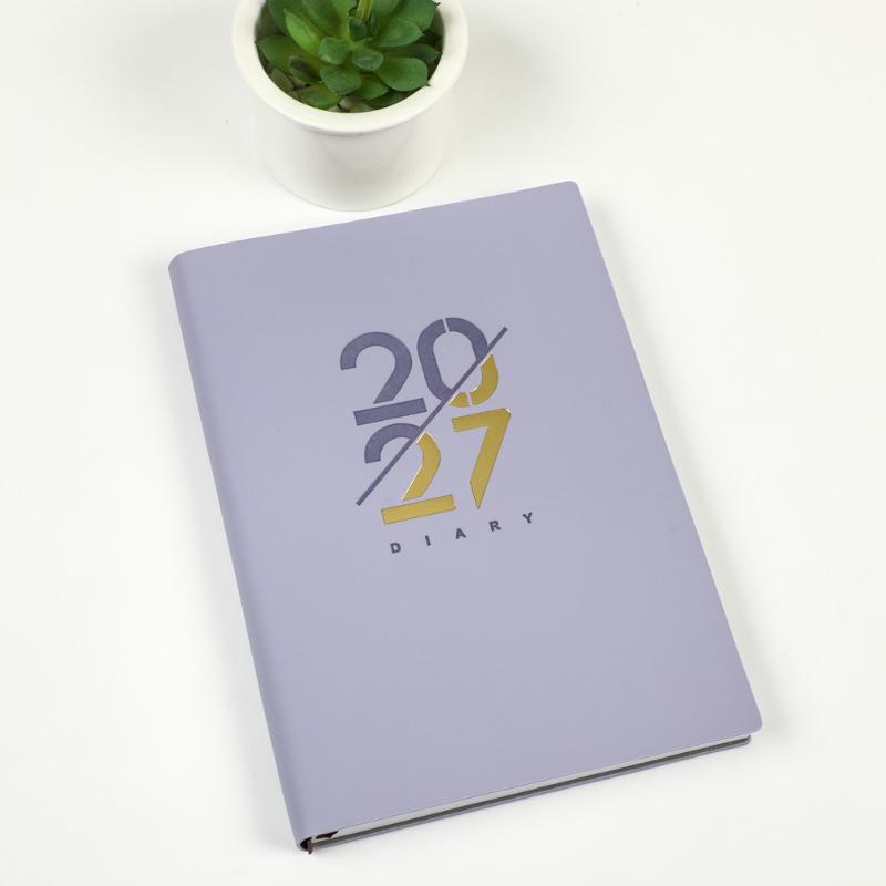 2027 English Work Schedule Planner Notepad Wear-resistant Thick Paper Efficiency Task List Notebook for Business Staff