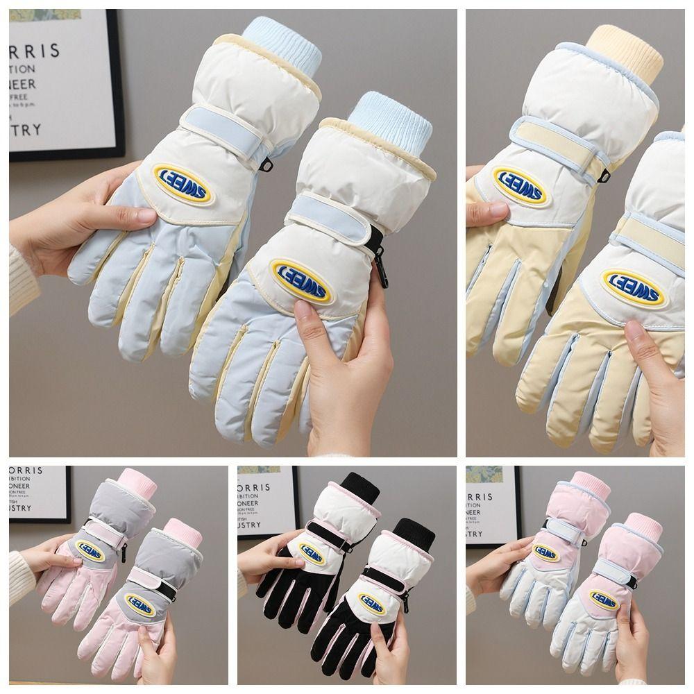 Keep Warm Snowboard Gloves  Cycling Mittens Fashion Full Finger Mittens  Outdooor