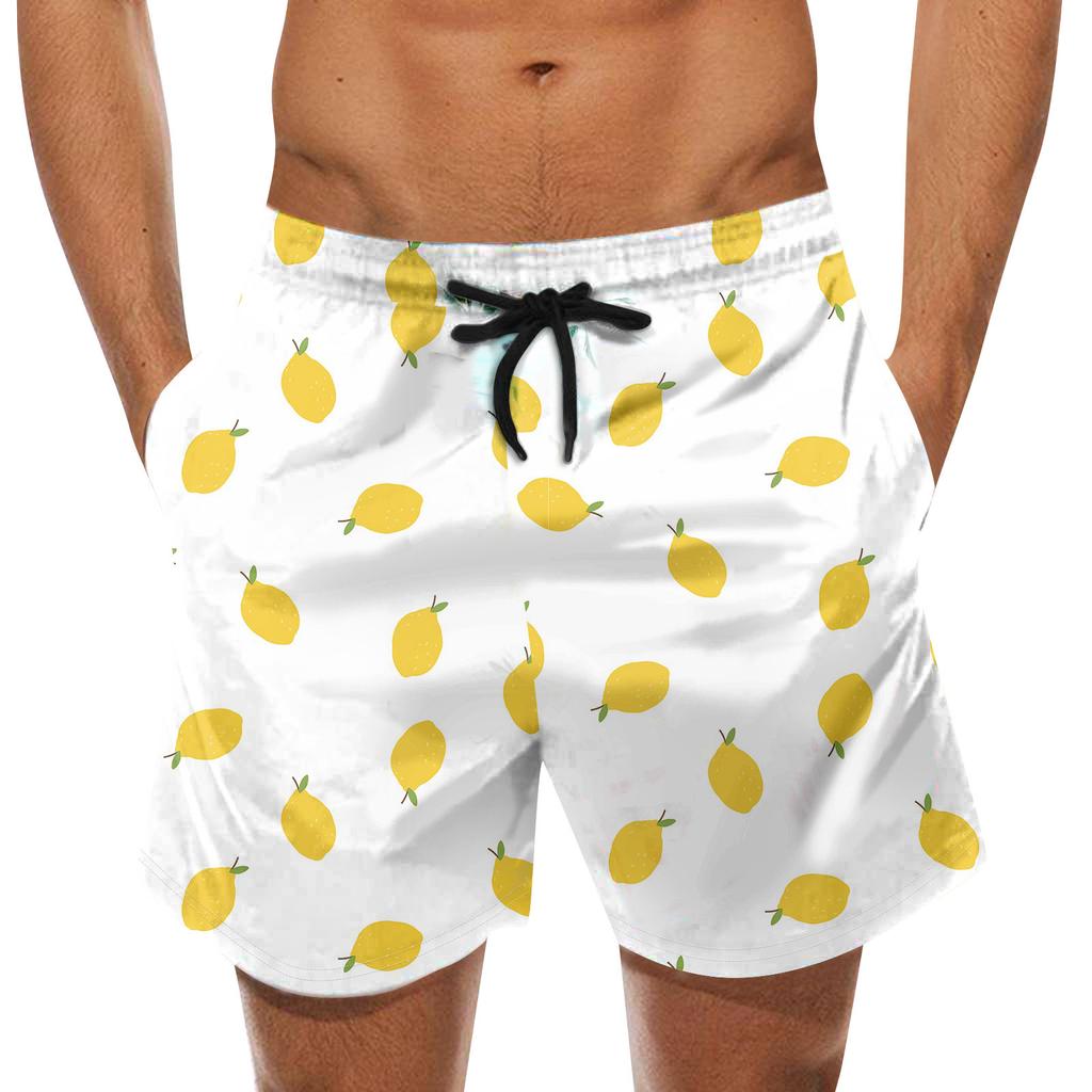 Fashion Men's Strapped Hawaiian Beach Fit Sport Casual Shorts Pants