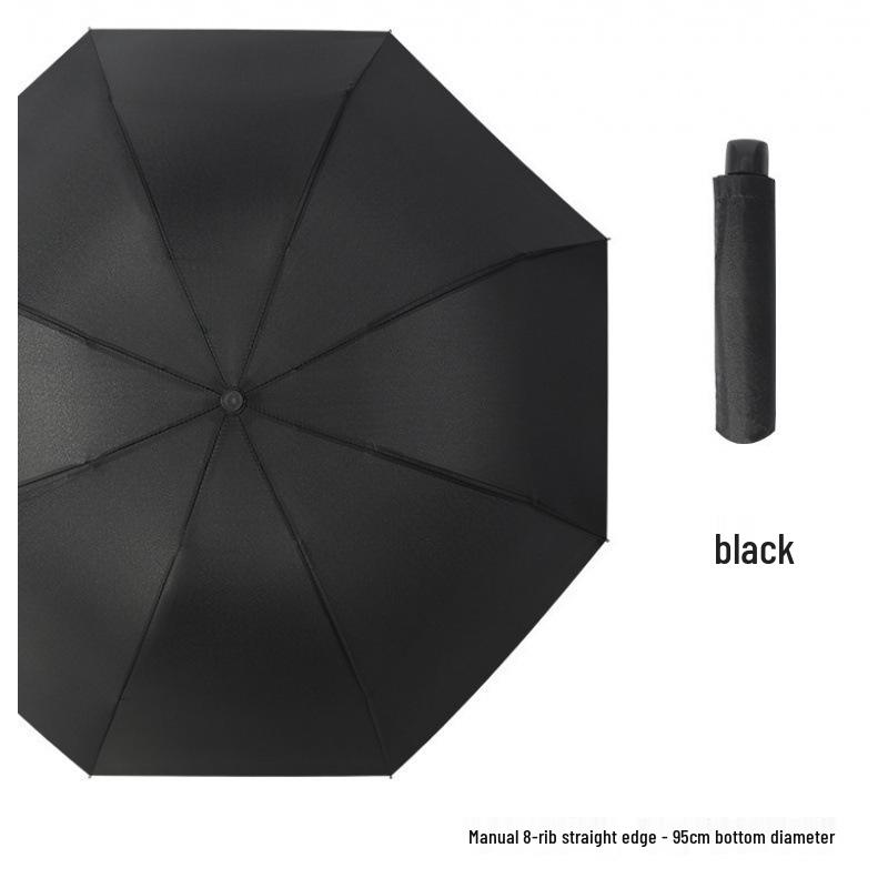 Dual-Use Anti-UV Large Folding Umbrella for Rain and Shine