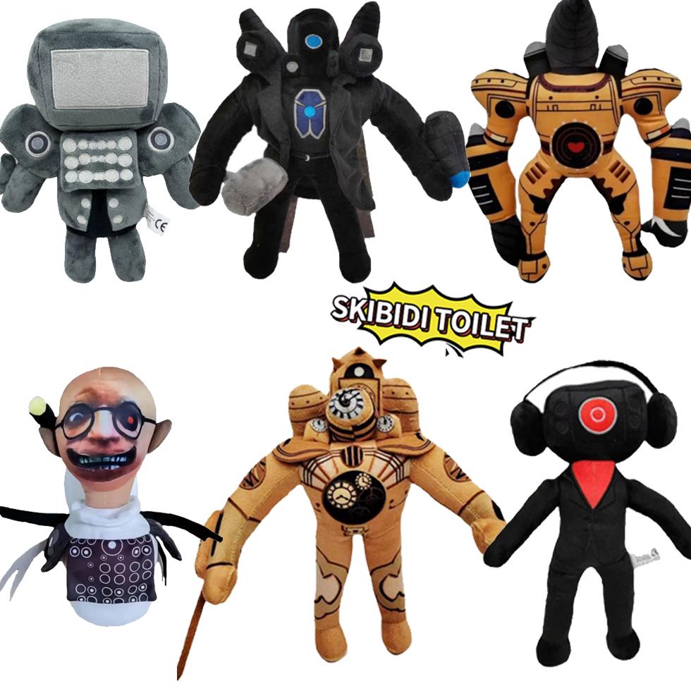 Peluche Skibidi Toilet Giocattolo Morbido Cameraman Uomo TV Skibidi Dop Dop Sì Sì Titani Camcordeman Uomo Altoparlante Uomo Altoparlante Bambola