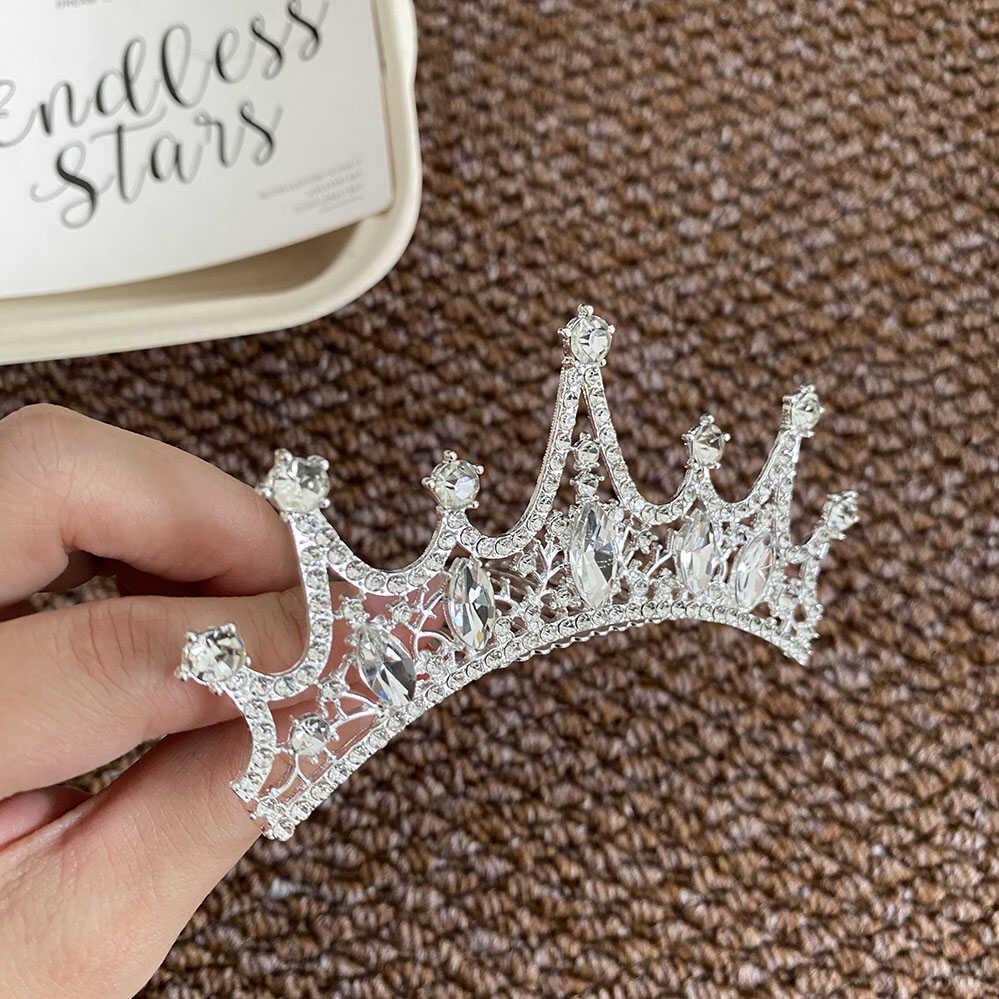 Elegant Princess Birthday Crown Hair Accessories for Girls