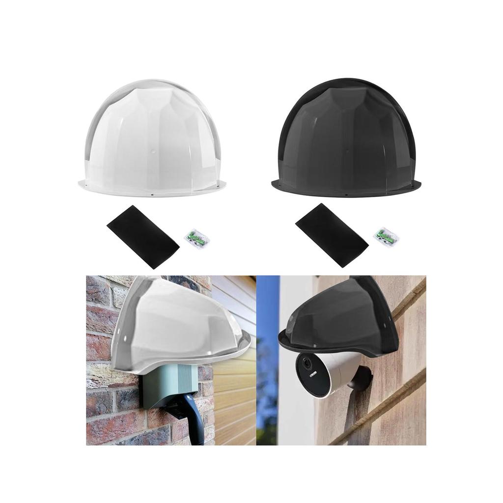 Security Camera Sun Rain Cover Universal Sun Rain Shade Weatherproof Easy to Install Protective Roof for Outdoor Security Camera