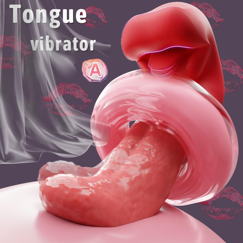 Powerful Tongue Licking Vibrator Adult Sex Toy For Women Female Masturbation Nipple Vagina Clitoris Stimulator G Spot Vibrators