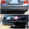 Car Rear Bumper Diffuser Lip for Mercedes Benz E Class W211 E55 AMG Sedan 2002-2006 Rear Diffuser Lip Spoiler FRP/Carbon Fiber