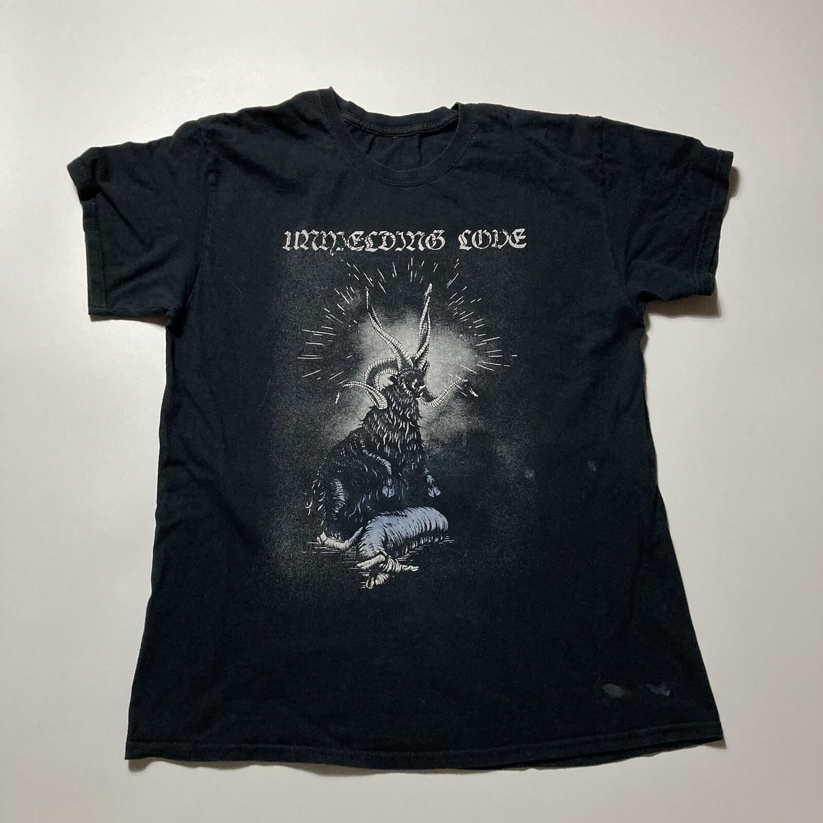 unyielding love grindcore death black metal rock band tee L