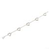 Great TIFFANY&Co. Bracelet Open Heart 5P Silver SV925 Women Used