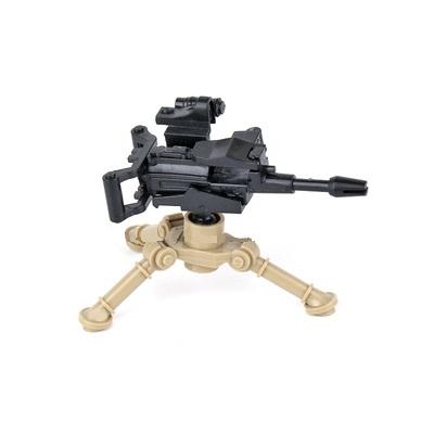 Military Plastic Weapons Mortar M2 Heavy Machine Gun MK19 Grenade SWAT Pack City Bricks Minifigurine Building Block Children Toy