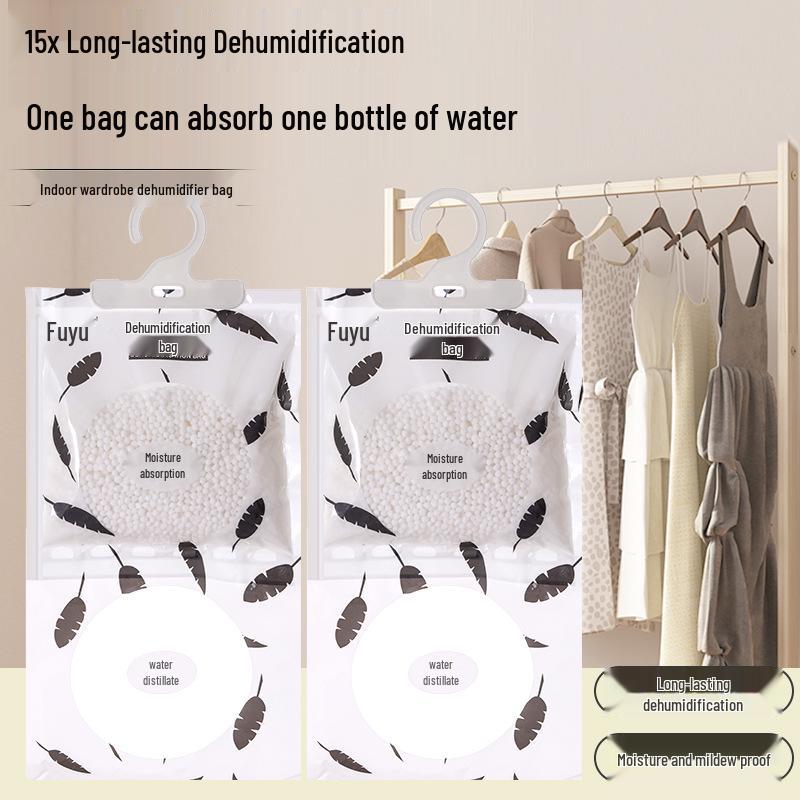 Hangable Moisture-Absorbing Dehumidifier Bag: Mildew & Odor Proof for Dorms & Closets