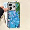 Anime Aesthetic Scenery Plating Phone Case For Xiaomi Redmi Note 14 15 Pro Plus 13 12 11 11S 11T 10 9S 9 5G Anti-Fall Airabag Co