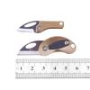 Portable Brass Mini Knife Foldable Pocket Knife Camping Outdoor EDC Gadgets Keychain Survival Multitool Unboxing Cutter Gift