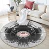 PSV Logo Pattern Round rug,Carpet Rug for Living Room Bedroom Playroom ,Non-slip Floor Mat,Holiday Gifts and Birthday Gifts.