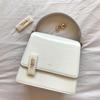 [JW PEI] Fae Handle Bag - Ivory White Crocodile Embossed
