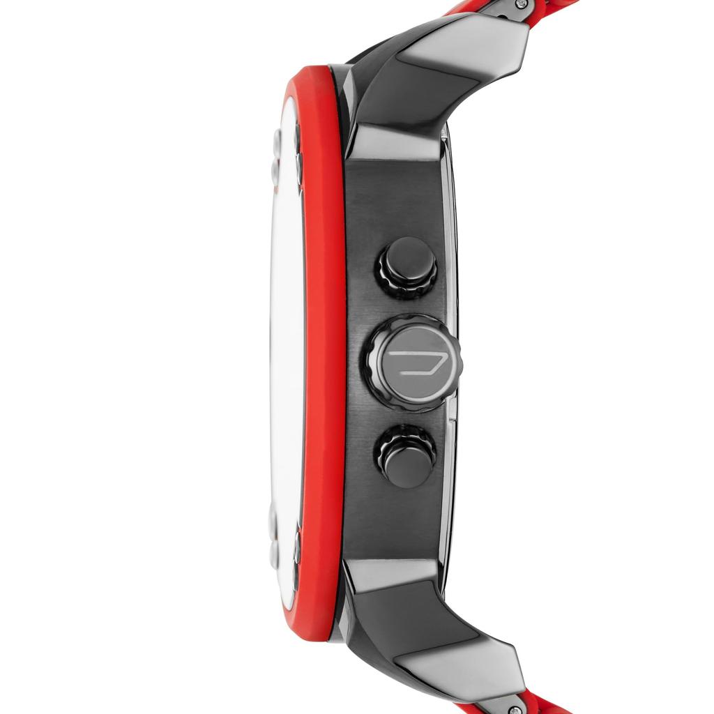 Diesel Daddy Multi Movement Red Silicone Wrap Stainless Steel Watch DZ7370 Men's Mr. 2.0 [Item]