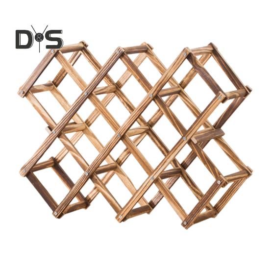 

Деревянная стойка для хранения вина, дизайн в форме пчелы, сборка не требуется, горизонтальное размещение бутылок, влажная пробка, универсальный органайзер для 3-10 бутылок B 10 pcs