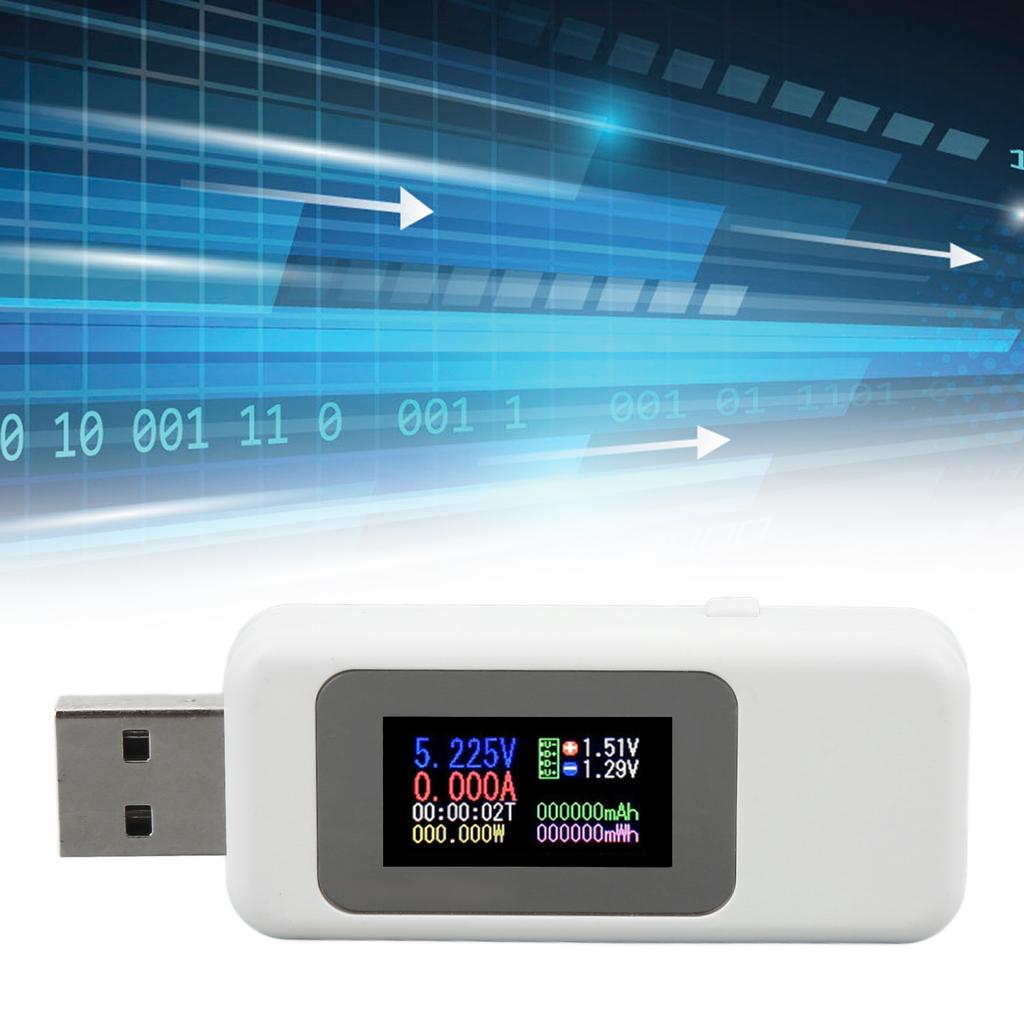 USB Power Detection Direct Read Easy View Power Off Storage Function Power Analyzer