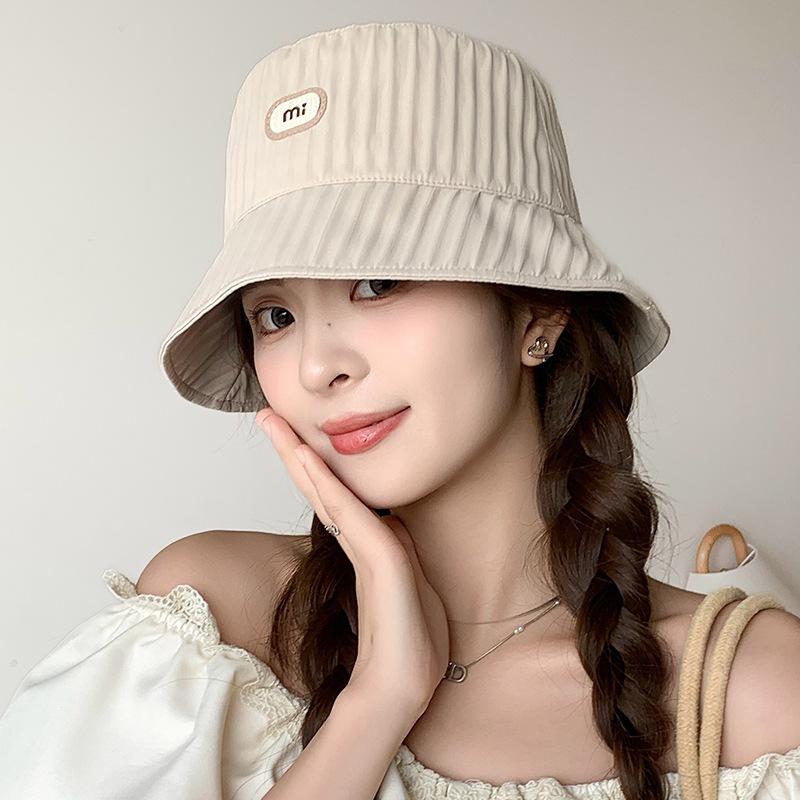 

Весенне-летний солнцезащитный козырек для детей miu fashion дышащая панама показывает маленькое лицо Average Size