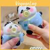 Pandas Wear Clothes Blow Bubbles Keychain Animal Keyring Backpack Gift Pendant