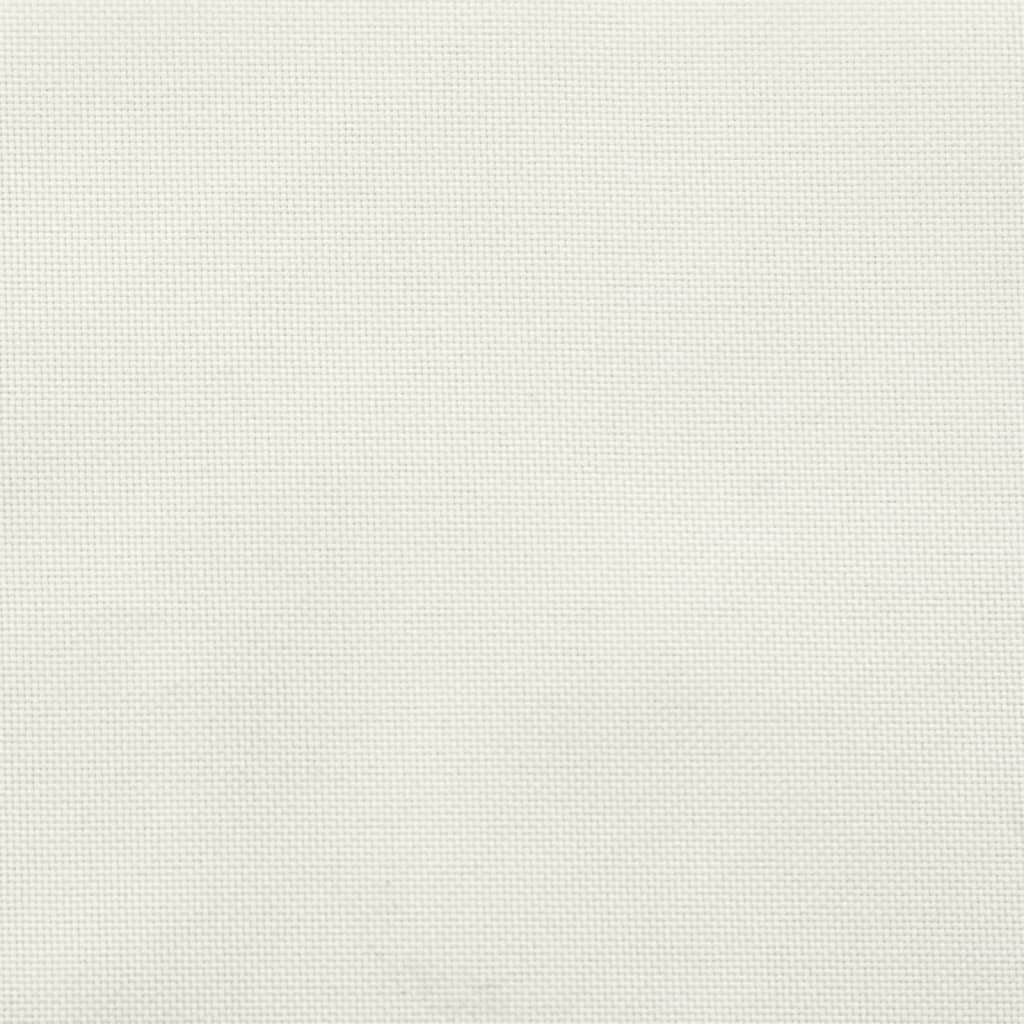 Low Back Chair Cushions 2 Pcs. Cream Melange 100x50x4 Cm Fabric