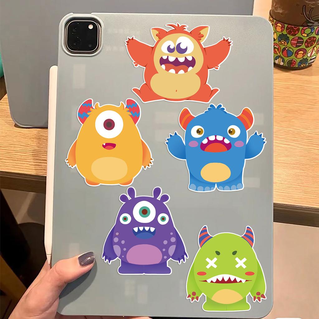 8Sheets Children DIY Puzzle Sticker Games Cartoon Monster Make A Face Assemble Jigsaw Stickers Kids Educational Toys