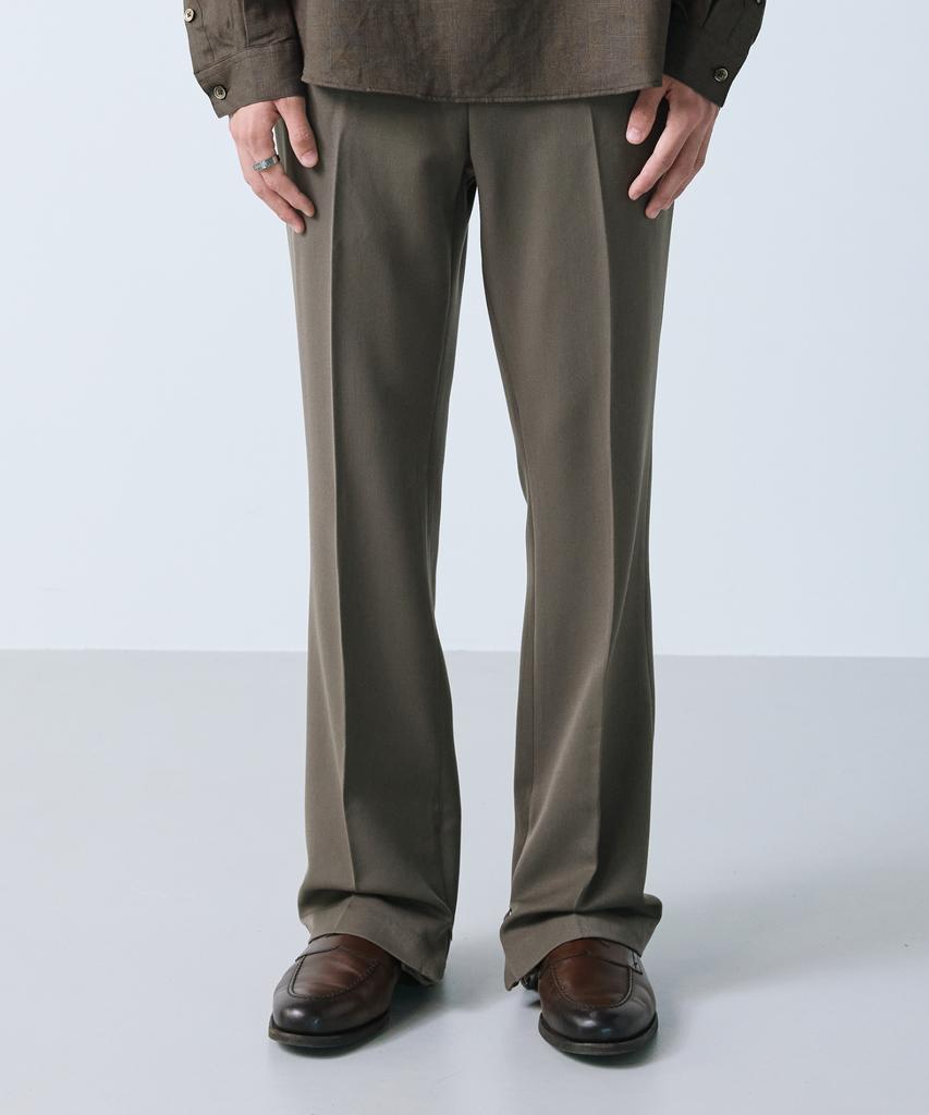 SSY 2-Way Hidden Extend Bootcut Slacks Brown