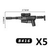 Military Building Blocks MOC Star Movie Characters Solider Figures War Mini Bricks Weapons Accessories Guns Cloak Axe Armor