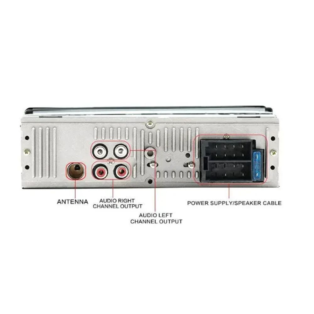 Bluetooth-compatible 12V Car Radio Button Control Car MP3 Player Bluetooth Car MP3 Player  Audio