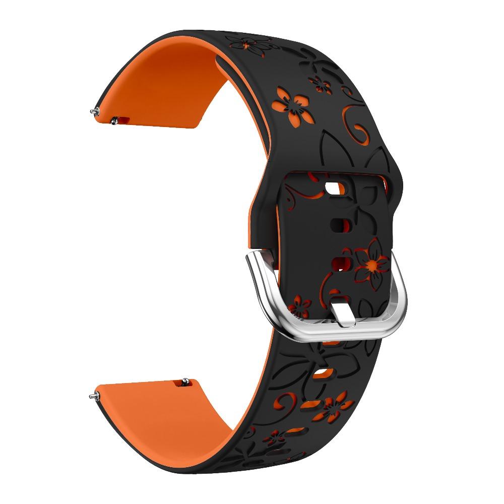

Bracelet for Samsung Galaxy FE 7 6 5 4 Engraving Print Silicone Strap for Galaxy FE 40mm 7 6 5 4 40/44mm Men Women Wristband 20mm