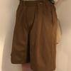 Brown Loose Five-Point Pants American Japanese Retro Hong Kong Style Straight Utility Shorts for Men