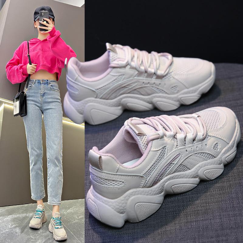 Women Classic Sports Shoes 2025 Spring Thick Sole Outdoor Anti-Slip Vulcanized Shoes Brand Designer Women's Casual Shoes