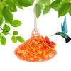 Creative Droplet Shaped Hummingbird Feeder Hanging Practical Bird Feeder Glass Ball Bird Drinking Fountain For Window