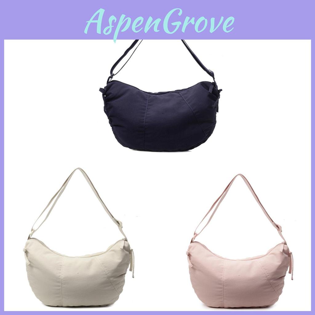 Minimalist Nylon Satchel With Inner Phone Pocket And Trendy Stitching For Casual Outings