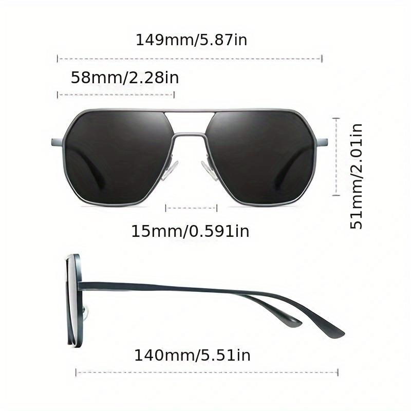 Photochrome Sonnenbrille aus Metall für Herren und Damen, modisch, polarisierte Sonnenbrille, stilvolles Chamäleon, blendfrei, UV400