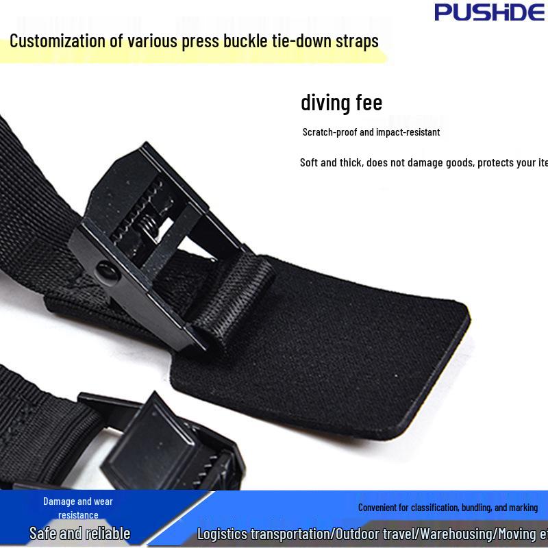 Buckle Lashing Cargo & Motorcycle Tie-Down Straps - Ratchet & Pallet Straps for Yacht & Car