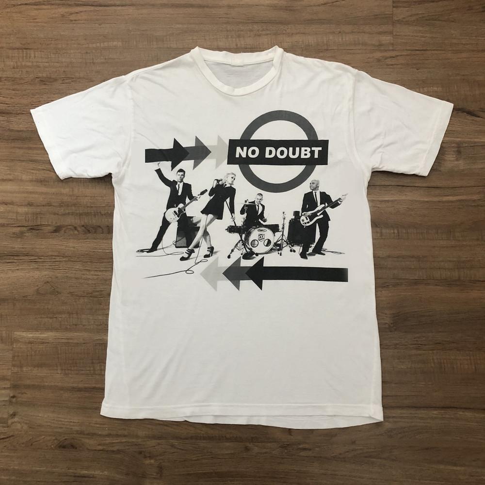 Винтажная футболка с туром группы No Doubt Для фаната Взрослый унисекс Унисекс футболка XXL