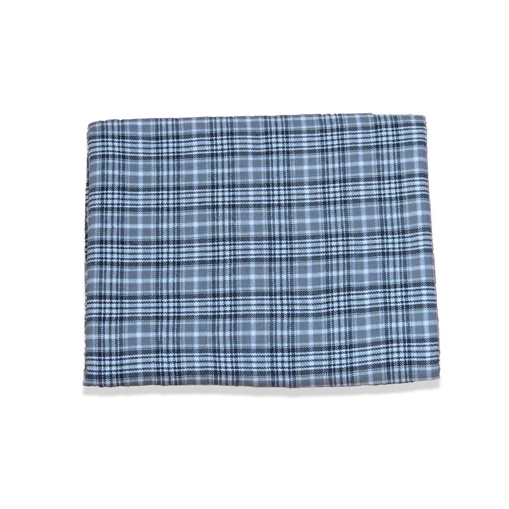 Bigreams Miękka tkanina koszulowa w kratkę z nieszytym wykończeniem w kolorze brzoskwiniowym