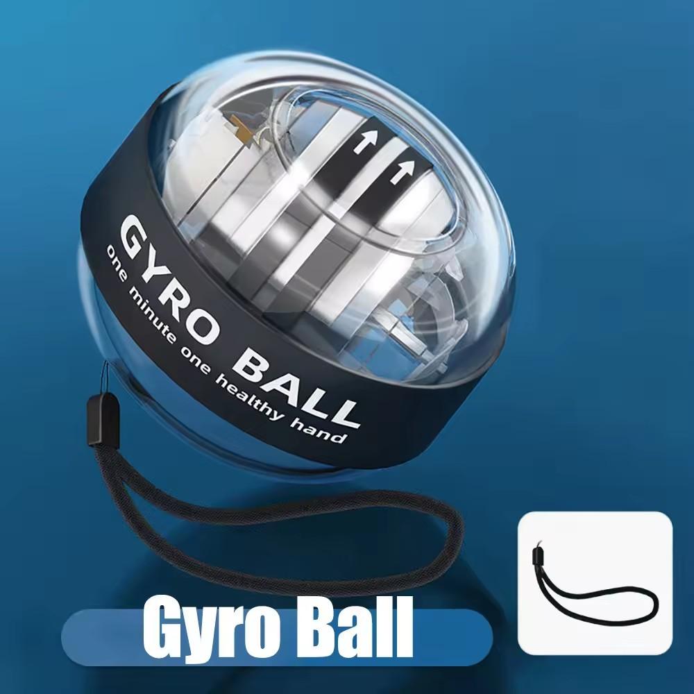 High-Quality Gyro Ball Wrist Trainer, Durable Auto-Start Wrist Exerciser for Forearm Strength, Stress Relief & Daily Fitness Use S чёрный