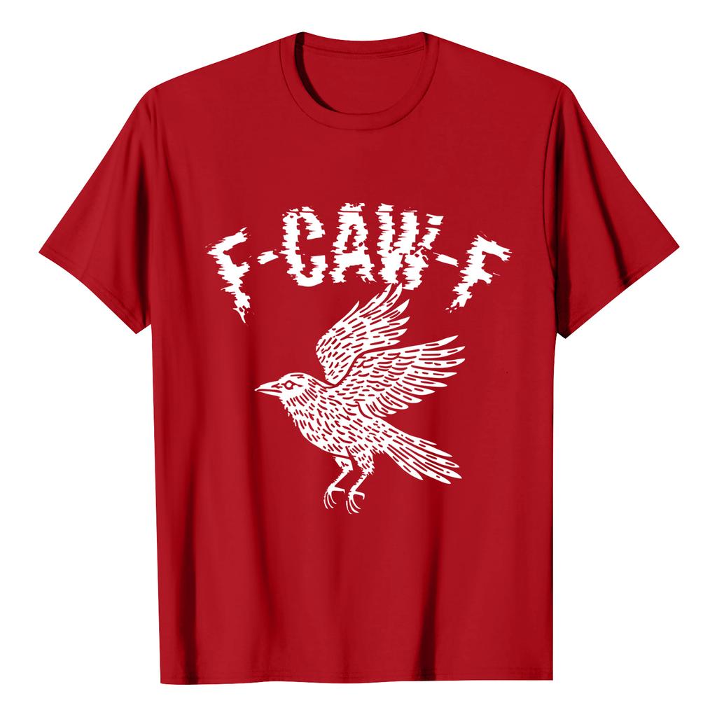 F-CAW-F Dámské ležérní tričko s krátkým rukávem a potiskem písmen