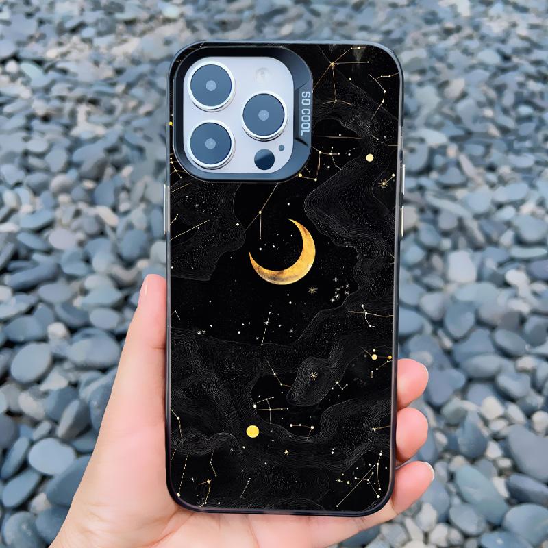 Universe Planet Starry Sky Sun Laser Phone Case For iPhone 13 Mini 12 11 Pro Max 15 16 14 Pro Max Plus Shockproof Phone Covers