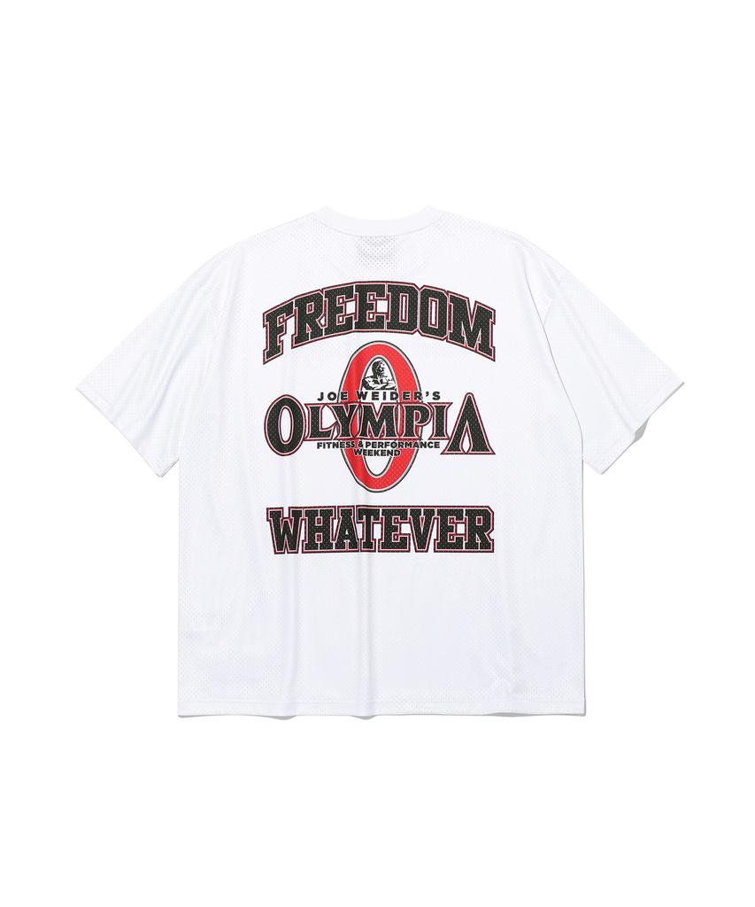 FREEDOM Olympia Small Logo All Mesh Short Sleeve T-Shirt_2 Colors