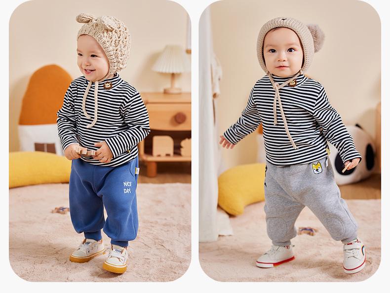 Dudu Home Baby Long-Sleeve Winter T-shirt for Boys & Girls - Children's Base Layer Clothing