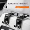 Slim Design Car Headrest Hooks Multifunctional Invisible Seat Hanging Holder for Handbags Purse Groceries Car Travel Use