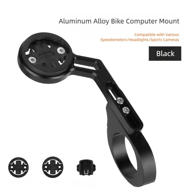 Bike Computer Mount Kit Aluminum Alloy Material Simple Setup Universal Compatibility Secure Mounting for Rough Terrains