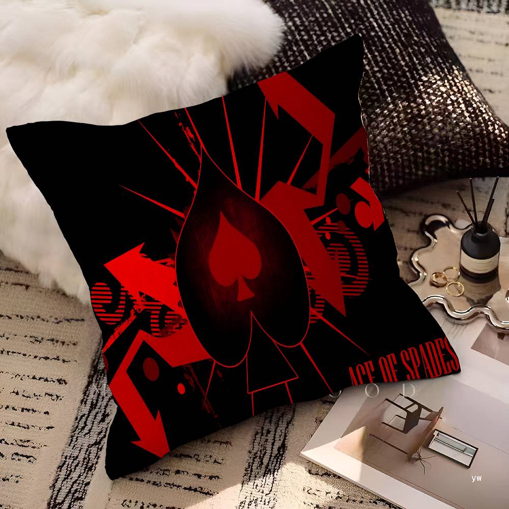 

Ace Of Spade Fashion Cushion Cover Car Throw Pillow Case For Sofa Car Christmas Gift xcm xcm 30x30 cm