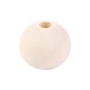 6-25mm Wooden Charms Unfinished Lead-Free Round Balls Necklace Accessories Wood Beads Loose Beads