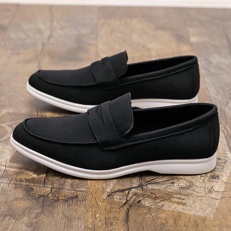 Elegant Travel Men Loafers Fashionable Casual Shoes Brand Business Low Cut Comfortable Man Leather Shoes High-quality Soft Soled