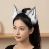 JK Cat Ears Headband Lolita Furry Cosplay Headwear Funny Wolf Dog Hair Band  Halloween